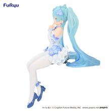 Load image into Gallery viewer, PRE-ORDER Hatsune Miku Noodle Stopper Figure Hatsune Miku Flower Fairy Nemophila (re-run)