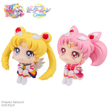 Load image into Gallery viewer, PRE-ORDER Look Up Sailor Moon and Eternal Sailor Chibi Moon Set Sailor Moon Cosmos The Movie Ver.