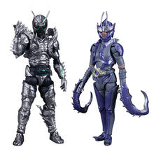 Load image into Gallery viewer, PRE-ORDER SHODO-XX Kamen Rider Shadowmoon & Mantis Mutant Set Kamen Rider Black Sun