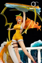 Load image into Gallery viewer, PRE-ORDER 1/6 Scale Nami Thunderbolt Tempo One Piece: Stampede Limited Edition Statue