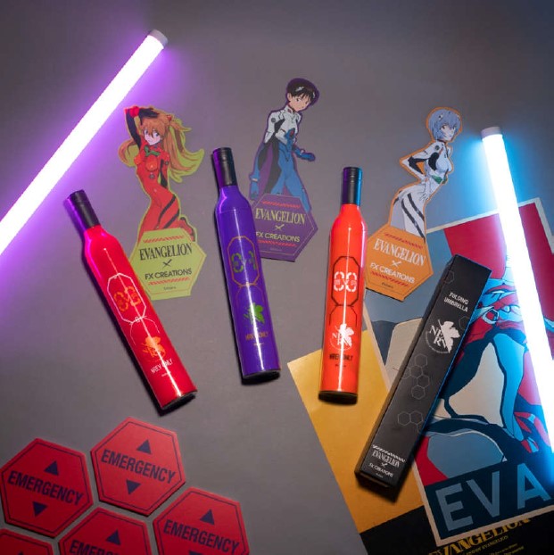 Evangelion x FX Creations Folding Umbrella Den Den Otaku Shop Evangelion x FX Creations Folding Umbrella Den Den Otaku Shop