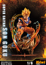 Load image into Gallery viewer, PRE-ORDER 1/6 Scale Son Goku - Son Goku vs Vegeta Dragon Ball Statue