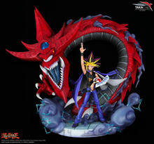 Load image into Gallery viewer, 1/6 Scale Yami Yugi & Slife The Celestial Dragon Yugioh Statue