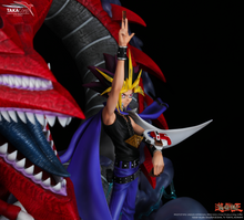 Load image into Gallery viewer, PRE-ORDER 1/6 Scale Yami Yugi & Slife The Celestial Dragon Yugioh Statue