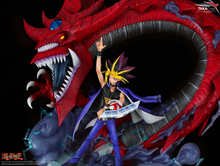 Load image into Gallery viewer, PRE-ORDER 1/6 Scale Yami Yugi & Slife The Celestial Dragon Yugioh Statue