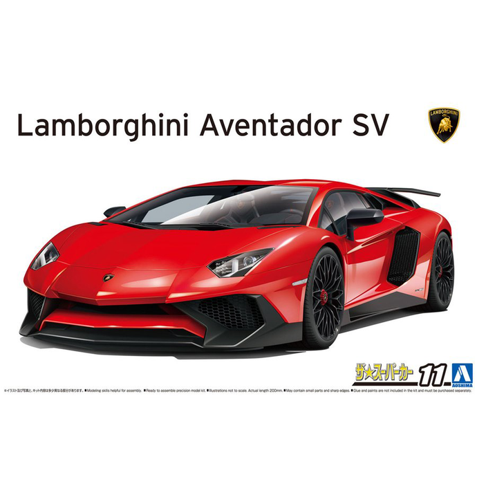 PRE-ORDER 1/24 Scale 2015 Lamborghini Aventador SV Model Kit