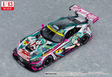 Load image into Gallery viewer, PRE-ORDER 1/43 Scale Good Smile Hatsune Miku AMG 2020 SUPER GT Okayama Test Ver.
