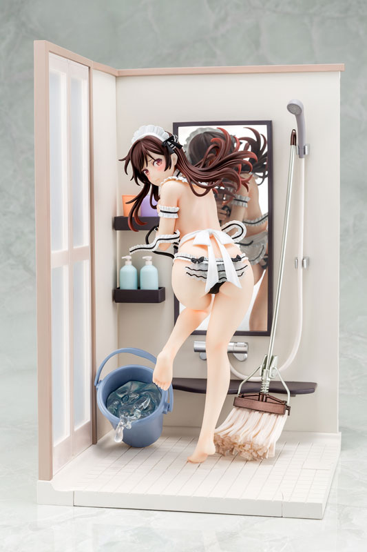 PRE-ORDER 1/6 Scale Mizuhara Chizuru Maid Bikini de cleanup Rent-A-Girlfriend