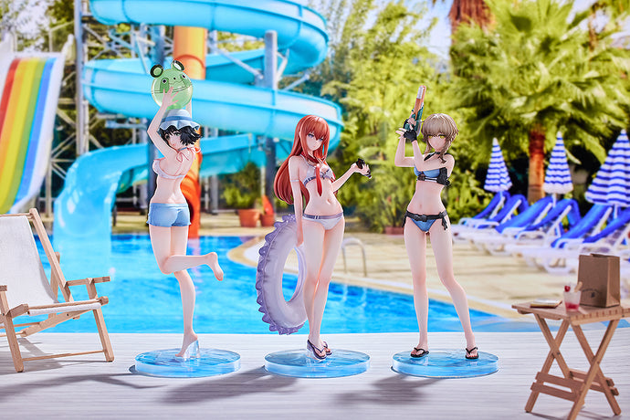 PRE-ORDER 1/7 Scale Kurisu Makise & Mayuri Shiina & Suzuha Amane: Swimsuit Ver. Steins;Gate