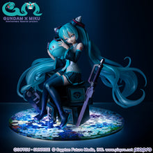 Load image into Gallery viewer, PRE-ORDER 1/7 Scale Lucrea Hatsune Miku X OO Gundam Mobile Suit Gundam 45th Anniversary x Hatsune Miku
