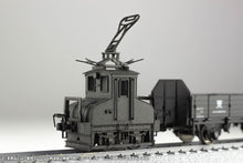 Load image into Gallery viewer, PRE-ORDER 1/80 Scale Choshi Electric Railway DEKI3 Electric Locomotive (Black) Paper kit
