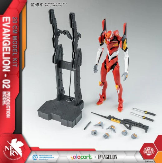 PRE-ORDER AMK Series EVA-02 Evangelion Production Model Rebuild of Evangelion