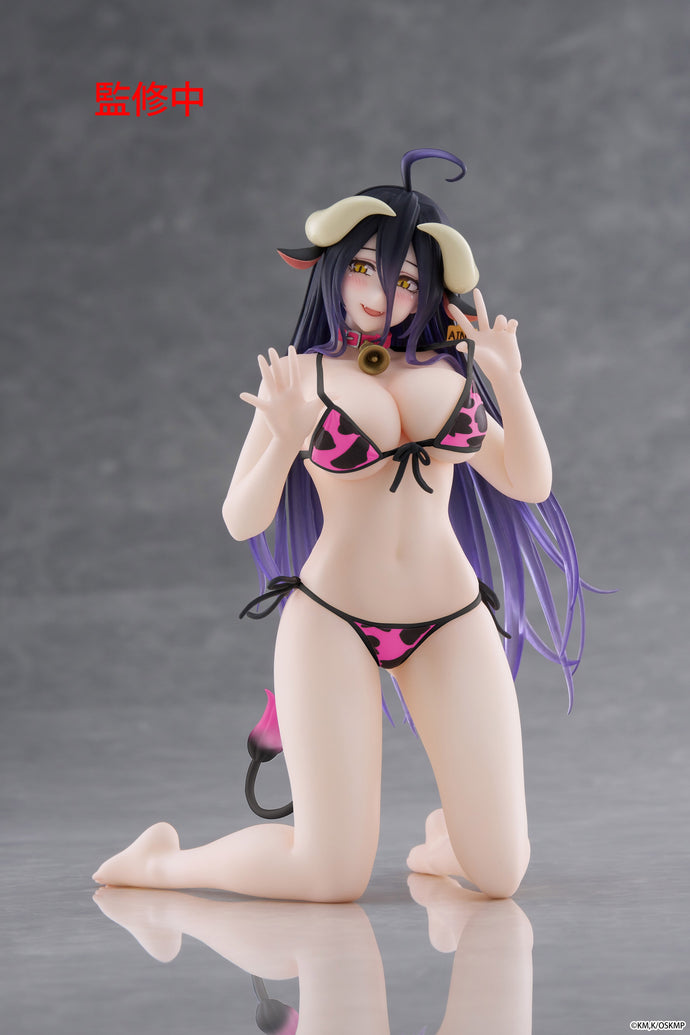 PRE-ORDER Albedo Desktop Cute Figure Cow-Print Swimsuit Ver. Renewal Overlord
