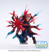 Load image into Gallery viewer, Authentic Yuji Itadori Luminasta Figure Black Flash Jujutsu Kaisen
