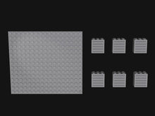 Load image into Gallery viewer, PRE-ORDER BRICKROID Building A + Base Set Plastic building-shaped blocks and baseboard for BRICKROID figures
