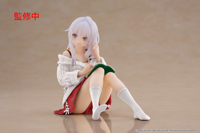 PRE-ORDER Elaina Desktop Cute Figure - Elaina Casual Clothes Ver. Renewal Wandering Witch: The Journey of Elaina