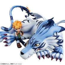 Load image into Gallery viewer, PRE-ORDER G.E.M. Series Garurumon &amp; Ishida Yamato (repeat) Digimon Adventure
