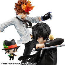 Load image into Gallery viewer, PRE-ORDER G.E.M. Series Tsunayoshi Sawada &amp; Kyoya Hibari &amp; Reborn set (repeat) Katekyo Hitman Reborn!
