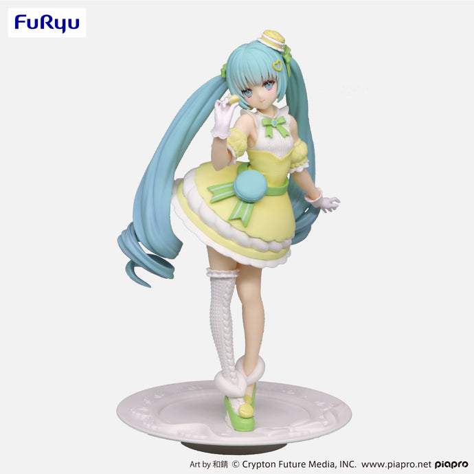 PRE-ORDER Hatsune Miku Exceed Creative Figure SweetSweets Series Macaroon Citron Color ver.