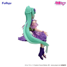 Load image into Gallery viewer, PRE-ORDER Hatsune Miku Noodle Stopper Figure Flower Fairy Cosmos Purple Color ver.
