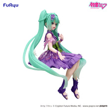 Load image into Gallery viewer, PRE-ORDER Hatsune Miku Noodle Stopper Figure Flower Fairy Cosmos Purple Color ver.

