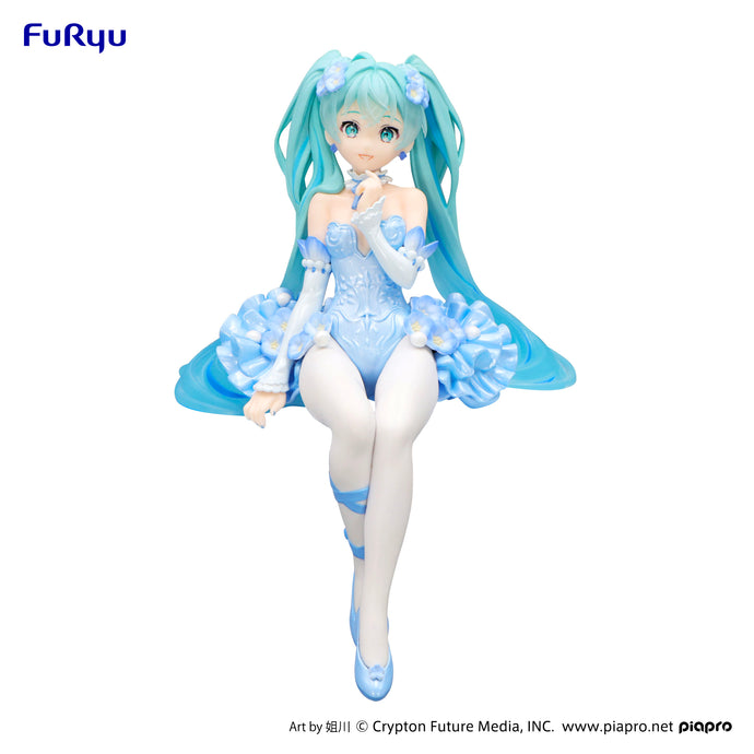 PRE-ORDER Hatsune Miku Noodle Stopper Figure Flower Fairy Nemophila Pail Blue Color ver.