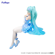 Load image into Gallery viewer, PRE-ORDER Hatsune Miku Noodle Stopper Figure Flower Fairy Nemophila Pail Blue Color ver.
