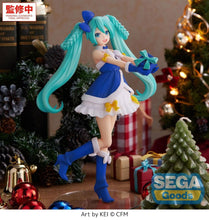 Load image into Gallery viewer, PRE-ORDER High Premium Figure Hatsune Miku Sapphire Christmas Ver.
