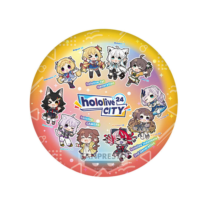 PRE-ORDER Hololive City'24 Round Cushion Vol. 1 Hololive