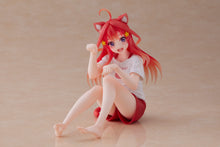 Load image into Gallery viewer, PRE-ORDER Itsuki Nakano  Desktop Cute Figure Newley Written Cat Roomwear Ver. The Quintessential Quintuplets 2
