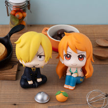 Load image into Gallery viewer, PRE-ORDER Lookup Sanji &amp; Nami set (with Cloch &amp; Orange) One Piece
