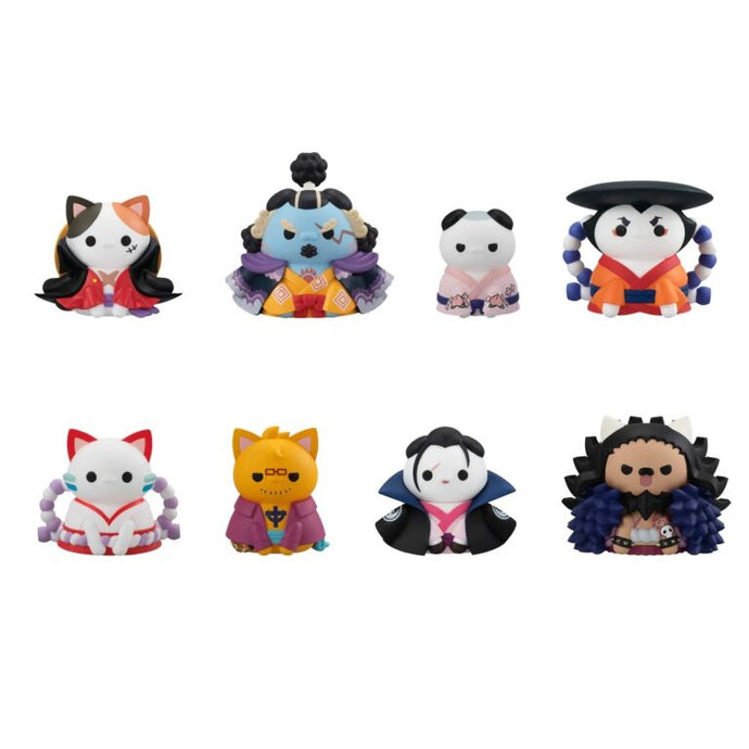 PRE-ORDER Luffy and The Wano Country Arc Mega Cat Project One Piece: Nyan Piece Nyan! (Repeat) Set of 8