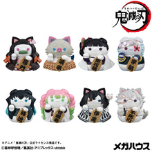 Load image into Gallery viewer, PRE-ORDER MEGA CAT PROJECT Demon Slayer Fortune Cats ver. 02 set (with gift) Demon Slayer: Kimetsu no Yaiba
