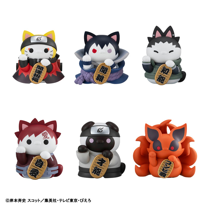 PRE-ORDER MEGA CAT PROJECT Nyaruto! Fortune Cats Naruto Uzumaki & friends Ver. Box of 6 Naruto Shippuden