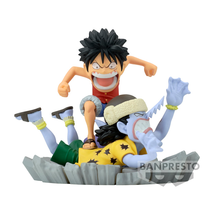 PRE-ORDER Monkey D. Luffy Vs. Arlong World Collectable Figure Log Stories One Piece