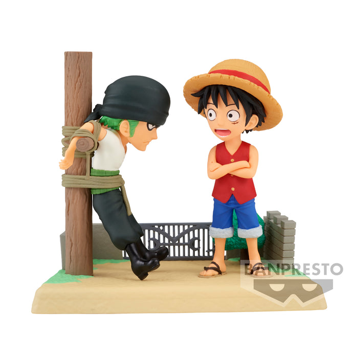 PRE-ORDER Monkey D. Luffy & Roronoa Zoro World Collectable Figure Log Stories One Piece