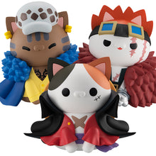 Load image into Gallery viewer, PRE-ORDER Monkey D. Luffy ＆ Trafalgar Law ＆ Eustass Kid Nyanto! The Big One Piece Series
