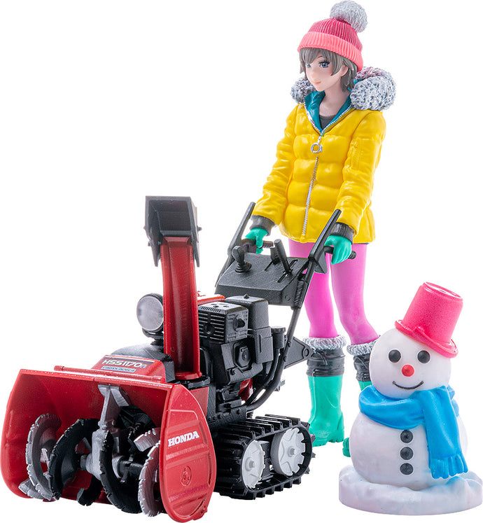 PRE-ORDER PLAMAX MF-62: minimum factory Minori with Honda Small Snow Plow HSS1170n (JX) (re-run)