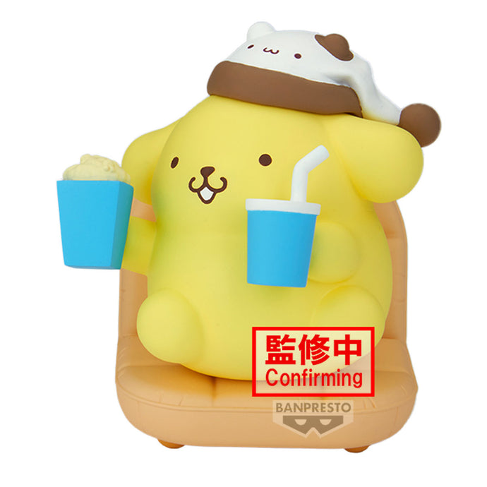 PRE-ORDER Pompompurin Nakayoshi Memories Relaxint Time at Home Sanrio Characters