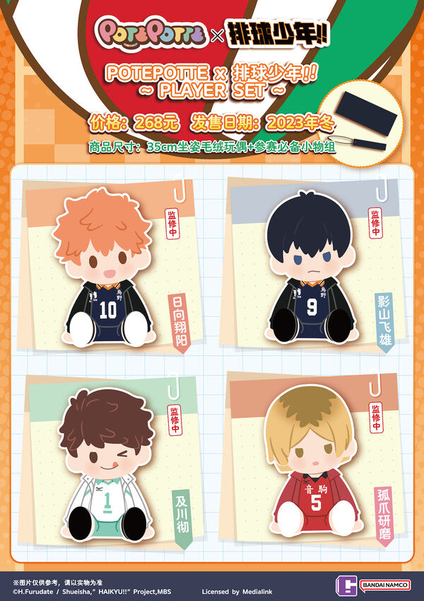 PRE-ORDER PotePotte Kageyama Tobio ~Player Set~ Haikyuu!! (Box 4)