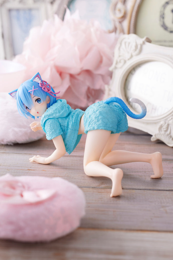PRE-ORDER Rem Desktop Cute Figure Cat Roomwear Ver. Re:Zero Starting Life in Another World