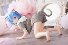 Load image into Gallery viewer, PRE-ORDER Rem Desktop Cute Figure Cat Roomwear ver. Re:Zero Starting Life in Another World Renewal Edition
