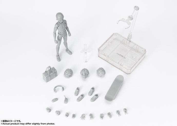 PRE-ORDER S.H.Figuarts Body-Kun -School Life- Edition Dx Set (Gray Color Ver.)