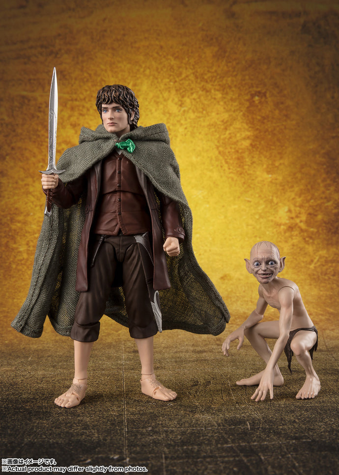 PRE-ORDER S.H.Figuarts Frodo Baggins & Gollum The Lord of the Rings: The Fellowship of the Ring