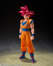 Load image into Gallery viewer, PRE-ORDER S.H.Figuarts Super Saiyan God Son Goku God Aura Dragon Ball Super (repeat)
