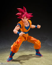 Load image into Gallery viewer, PRE-ORDER S.H.Figuarts Super Saiyan God Son Goku God Aura Dragon Ball Super (repeat)

