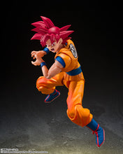Load image into Gallery viewer, PRE-ORDER S.H.Figuarts Super Saiyan God Son Goku God Aura Dragon Ball Super (repeat)
