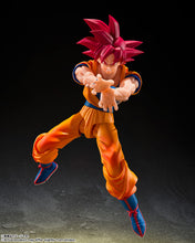 Load image into Gallery viewer, PRE-ORDER S.H.Figuarts Super Saiyan God Son Goku God Aura Dragon Ball Super (repeat)

