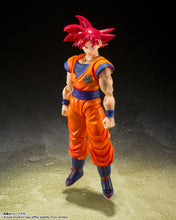 Load image into Gallery viewer, PRE-ORDER S.H.Figuarts Super Saiyan God Son Goku Saiyan God Instilled With The Light of Righteous Hearts Doragon Ball Super
