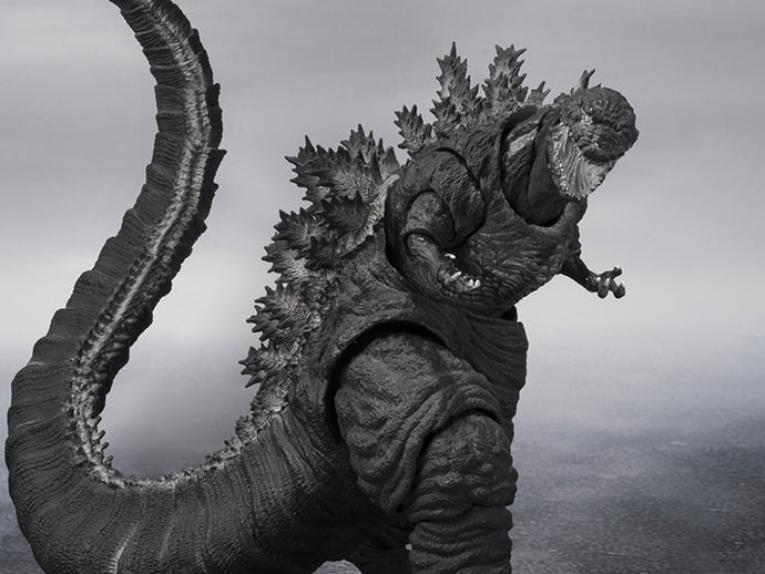 PRE-ORDER S.H.MonsterArts GODZILLA (2016) 4th Form (Orthochromatic Ver.)